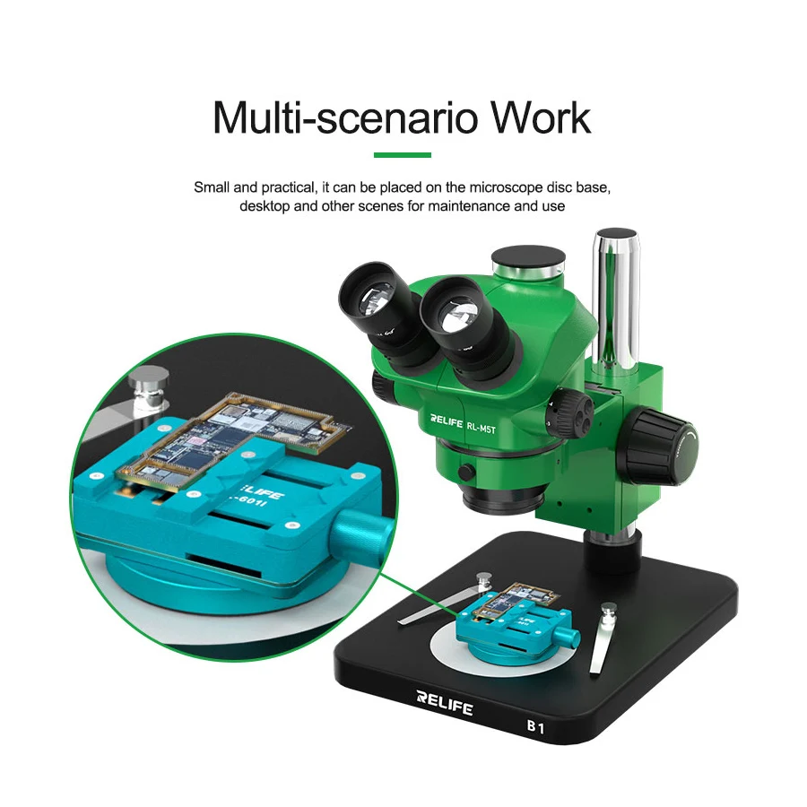 Relife 360 ° rotação mini dispositivo elétrico para placa-mãe chip bga ic estanho plantio pcb multi-função braçadeira remoção ferramentas de reparo do telefone