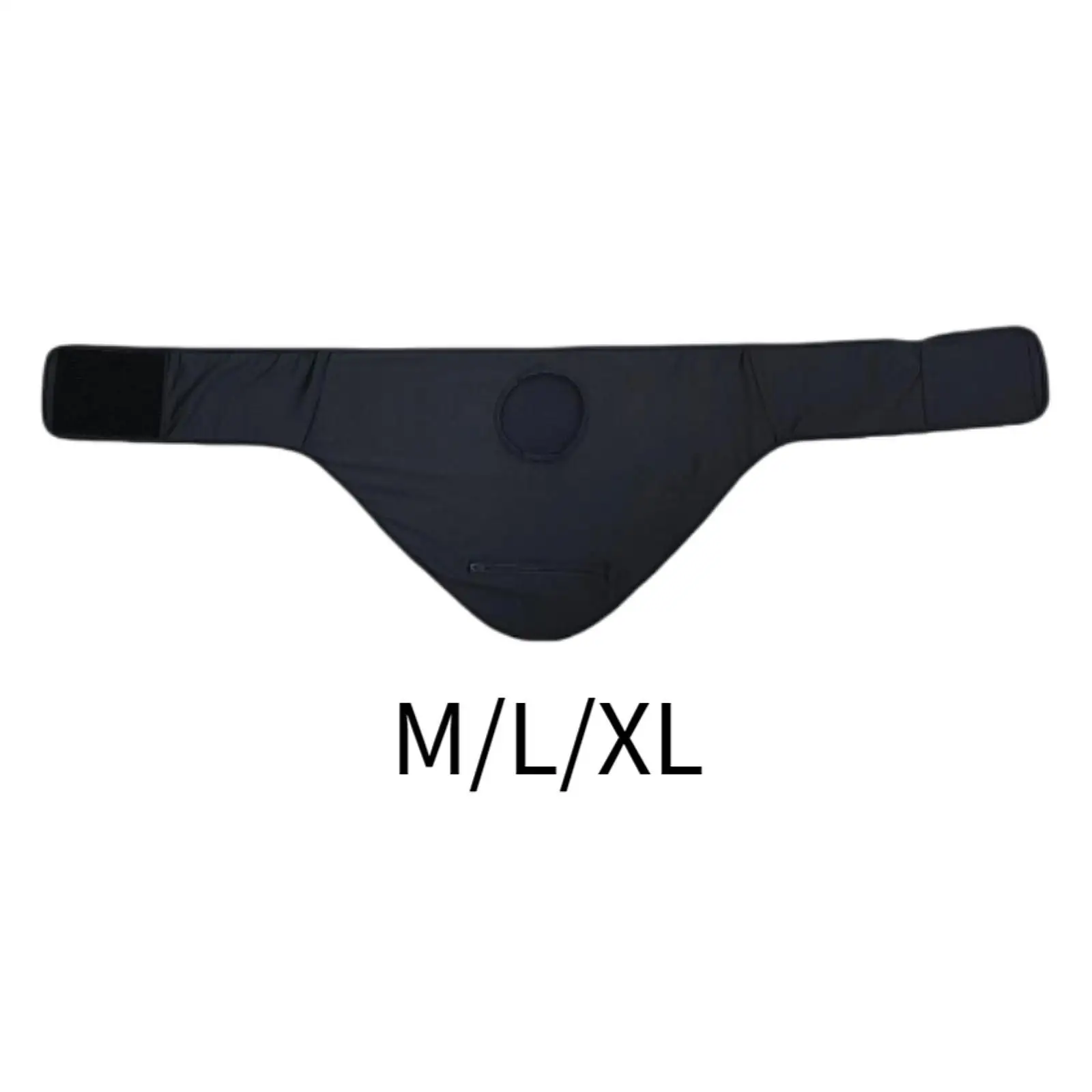 

Чехол для колостомической сумки, удобный нейлон, практичный, регулируемый, портативный, простой в использовании для женщин, мужчин, взрослых, черный