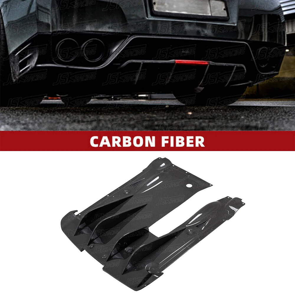 

For Nissan Gtr R35 2008-2019 R Style Carbon Fiber Rear Diffuser