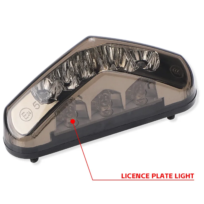 1pc Motorcycle Accessories LED Enduro Fender Lamp Stop Brake Light Rear Tail Light For Dirt Bike - view 4