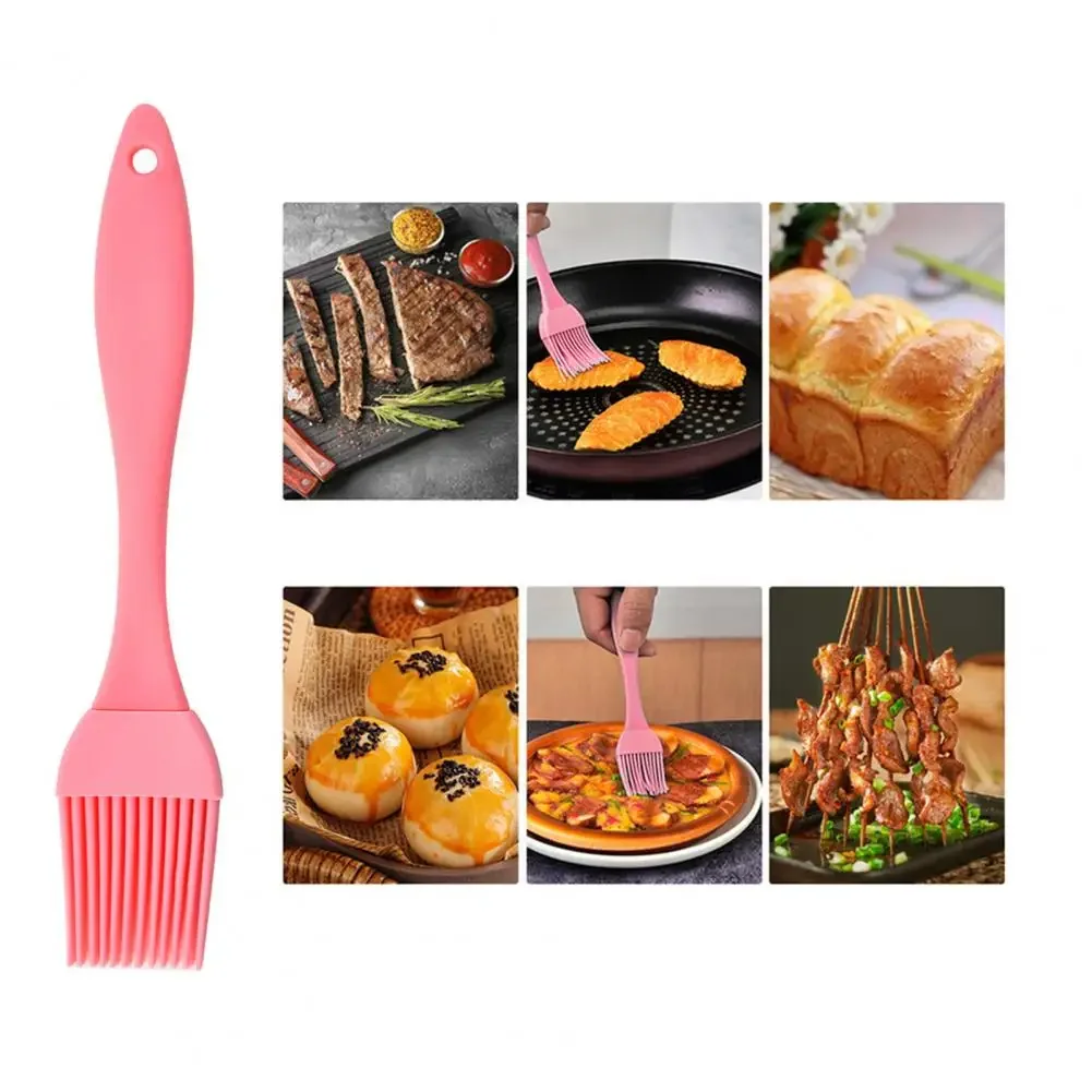 Useful Silicone Oil Brush Barbecue Basting Brush Seasoning Sauce Cake Bread Butter Egg Heat Resistant Home Kitchen Baking Tools