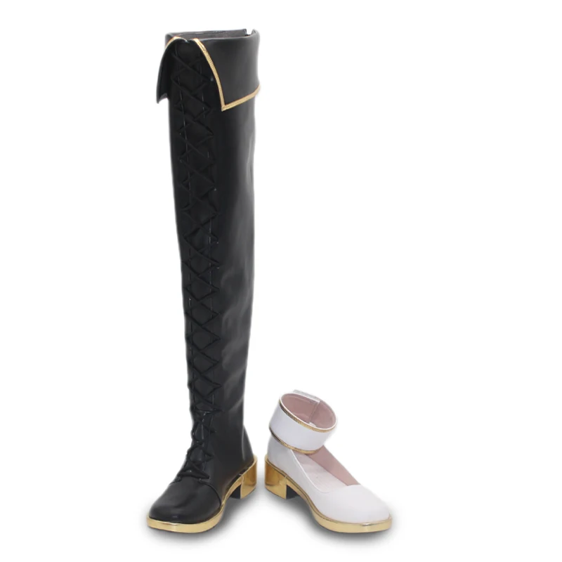 Anime Love Live! Nijigasaki High School Idol Club Takasaki Yu Cosplay Shoes Boots Devil and Angel Shoes Woman Party
