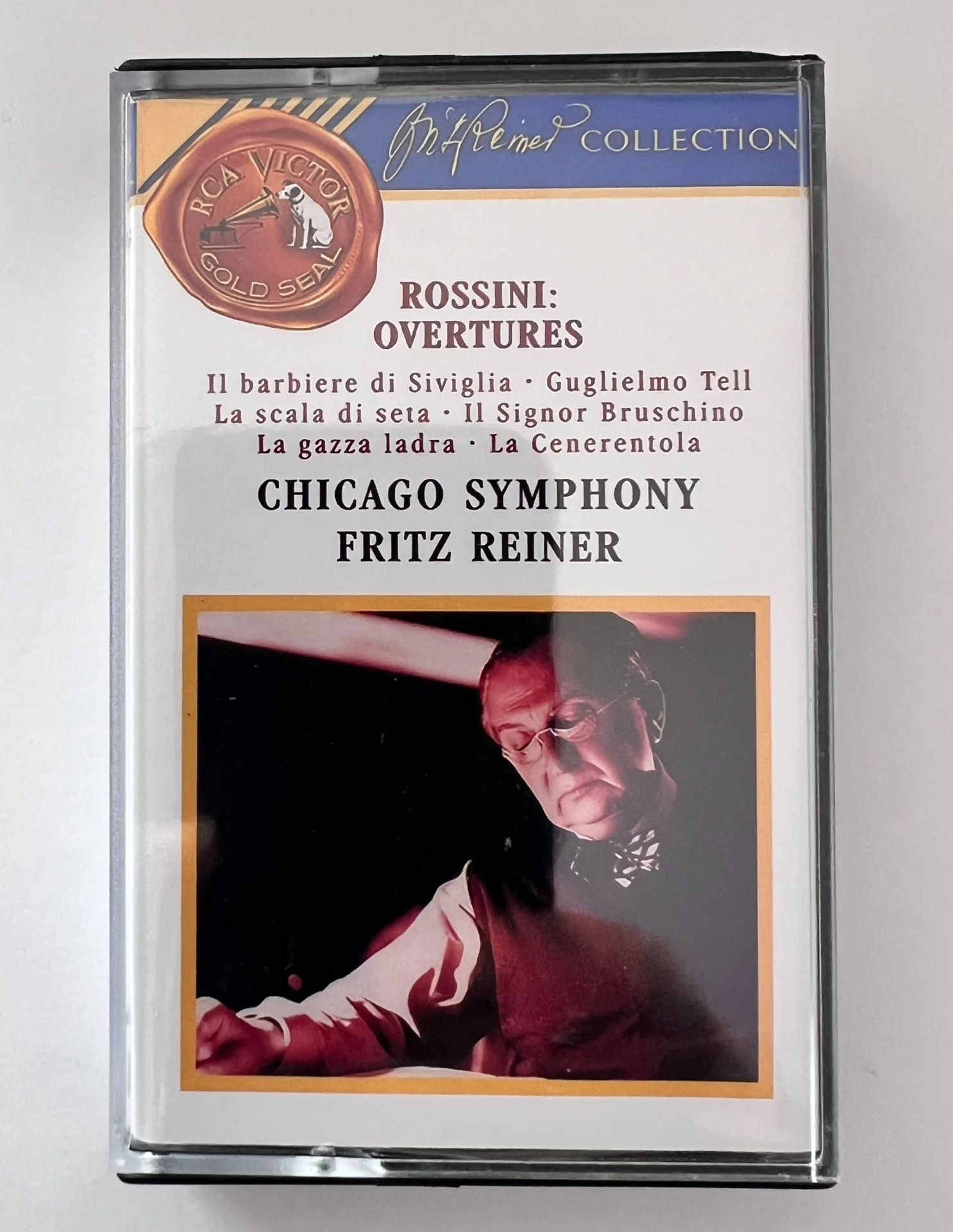 

Romantic Fritz Reiner Music Tape Rossini Overtures Album The Silken Ladder Cassettes Cosplay Walkman Car Soundtracks Box Gifts