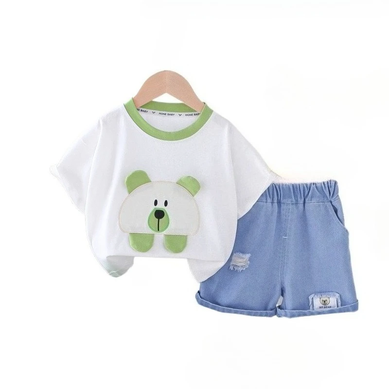 

Summer Baby Clothes Suit Children Fashion Cartoon T-Shirt Shorts 2Pcs/Sets Kids Boys Clothing Infant Costume Toddler Tracksuits
