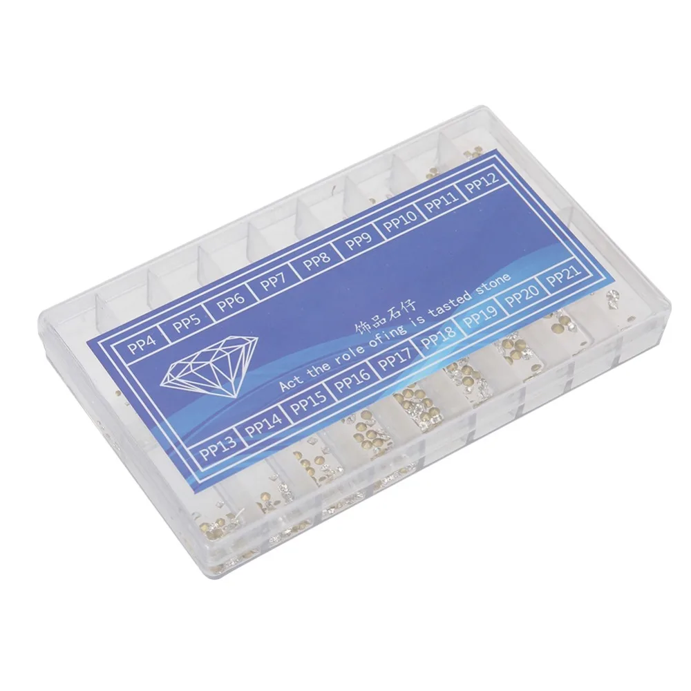 Full Set 18 Sizes Watch Decoration Parts Round Crystal Rhinestone Watch Repair Tool Watch Accessories Watch Repair