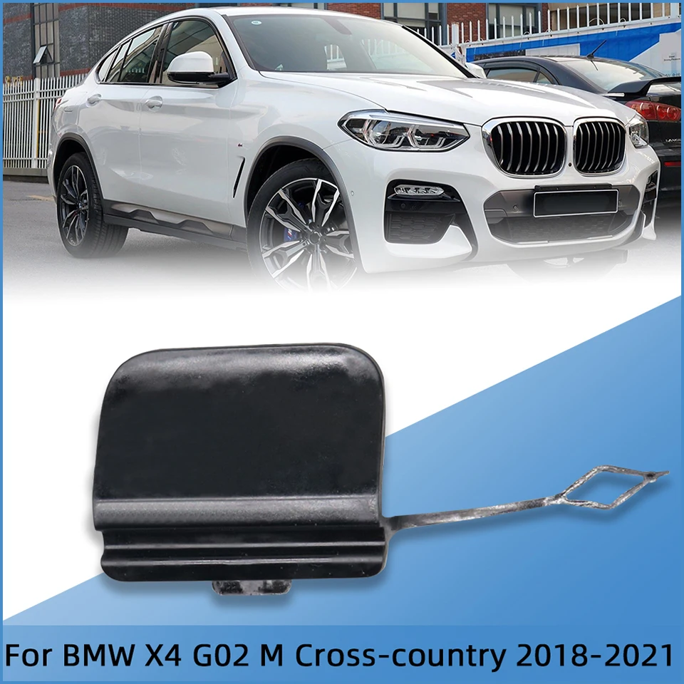 

Auto Parts Rear Bumper Tow Hook Eye Cap Cover For 2018-2021 BMW X4 M Sport X G02 Trailer Hook Shell Lid Painted 51128072040