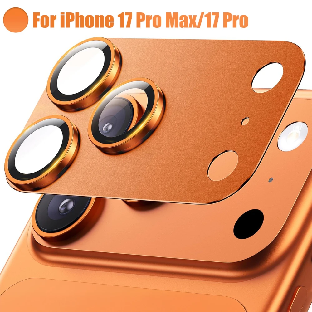1 Stück Kameraobjektivschutz für iPhone 17 Pro Max, starke Haftung, kratzfest & anti-Fingerabdruck, einfache Ein-Klick-Installation.