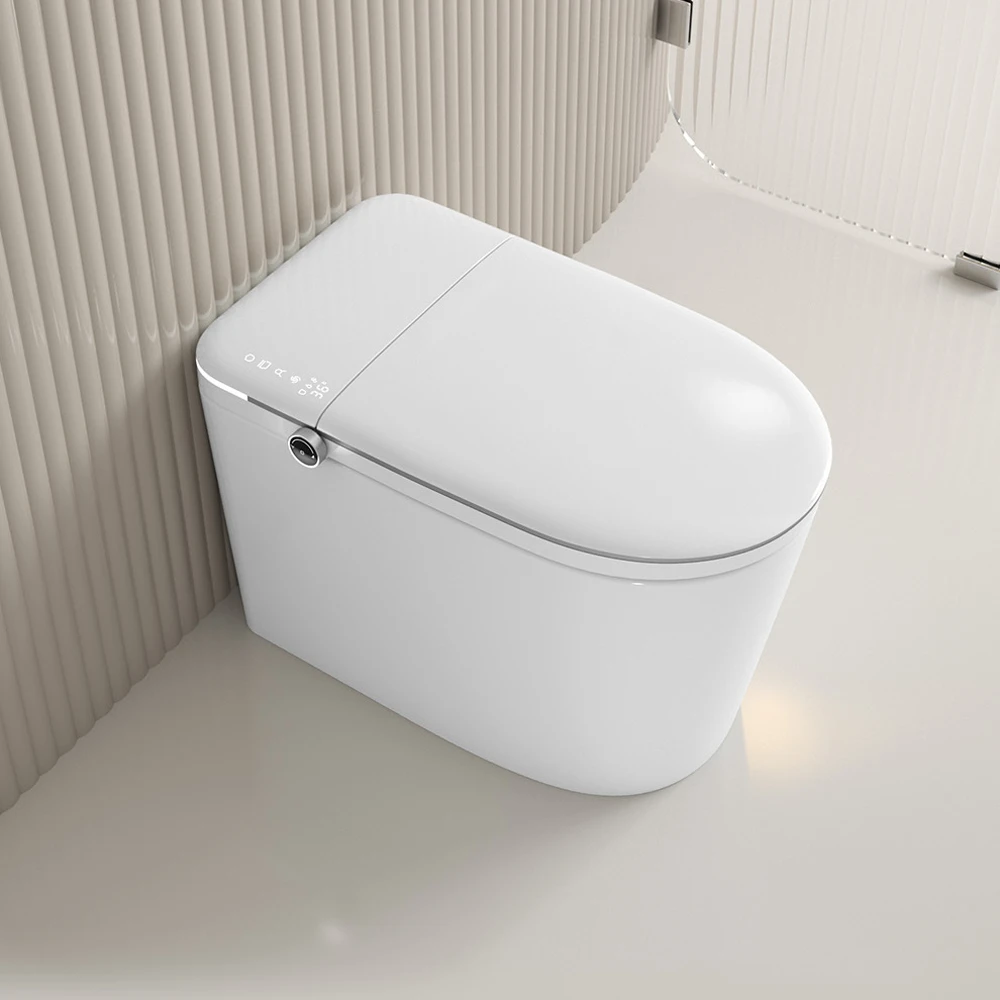 

#Modern High-end Automatic Bathroom Sanitary Wares Floor Intelligent Toilet Smart toilets