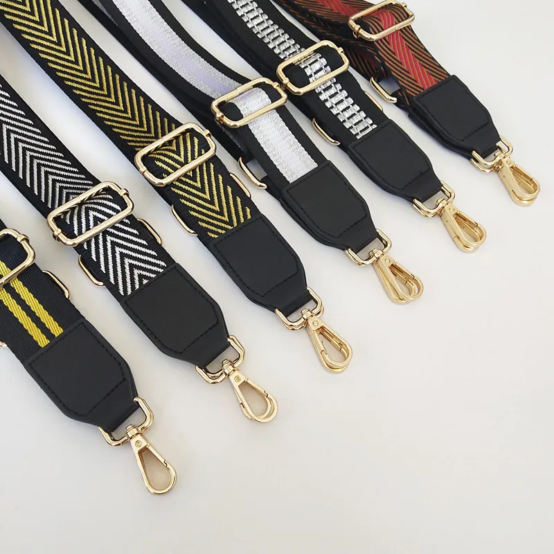 Bag Accessories Bag Strap Single Shoulder Oblique Span Bag Strap Adjustable Lengthened Wide Shoulder Strap Silver Wire Series