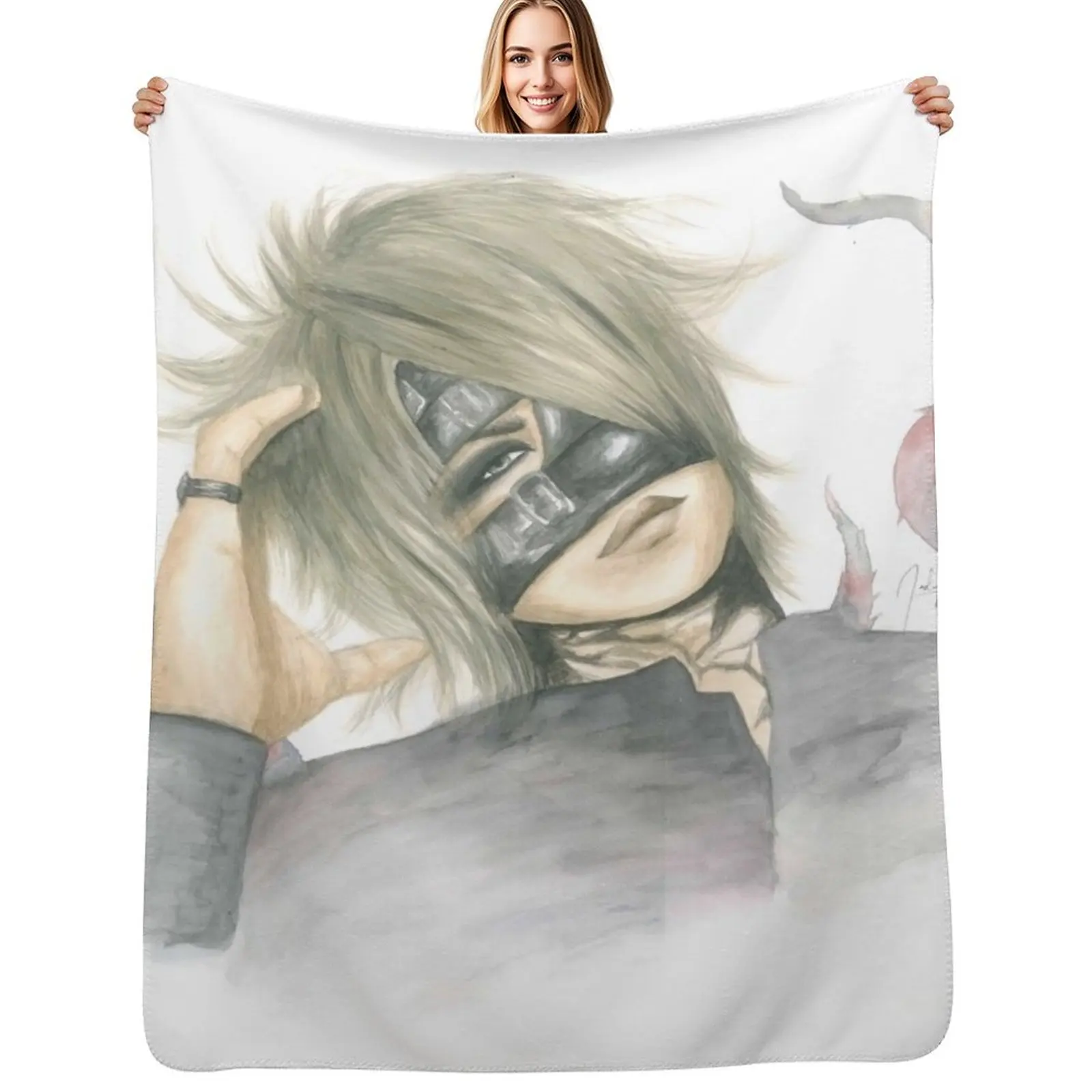 

Watercolor Reita Throw Blanket Heavy Polar For Decorative Sofa Cute Blankets