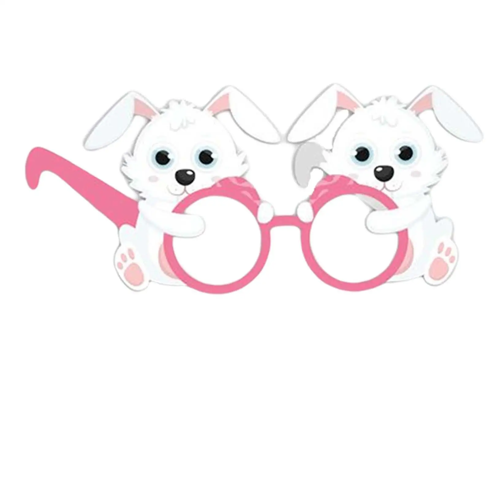 Easter Glasses Frame 6 Pieces, Easter Party Decoration, Novelty Glasses, Easter