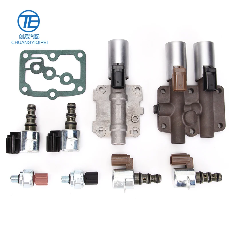 

1 комплект OEM-комплект соленоидов коробки передач для Accord Odyssey Pilot TL CL MDX 28250-P6H-024 28250-P7W-003 28400-P6H-003 28500-P6H-003