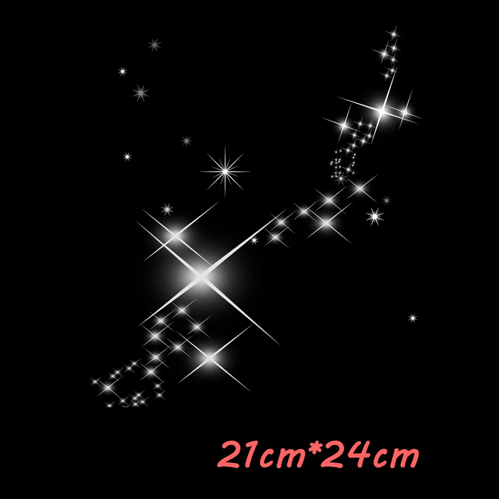 Stars Patches for Clothing Iron on Transfer Designs Heat Transfer Sticker Parches Bordados Para Ropa Appliques for Clothing Diy