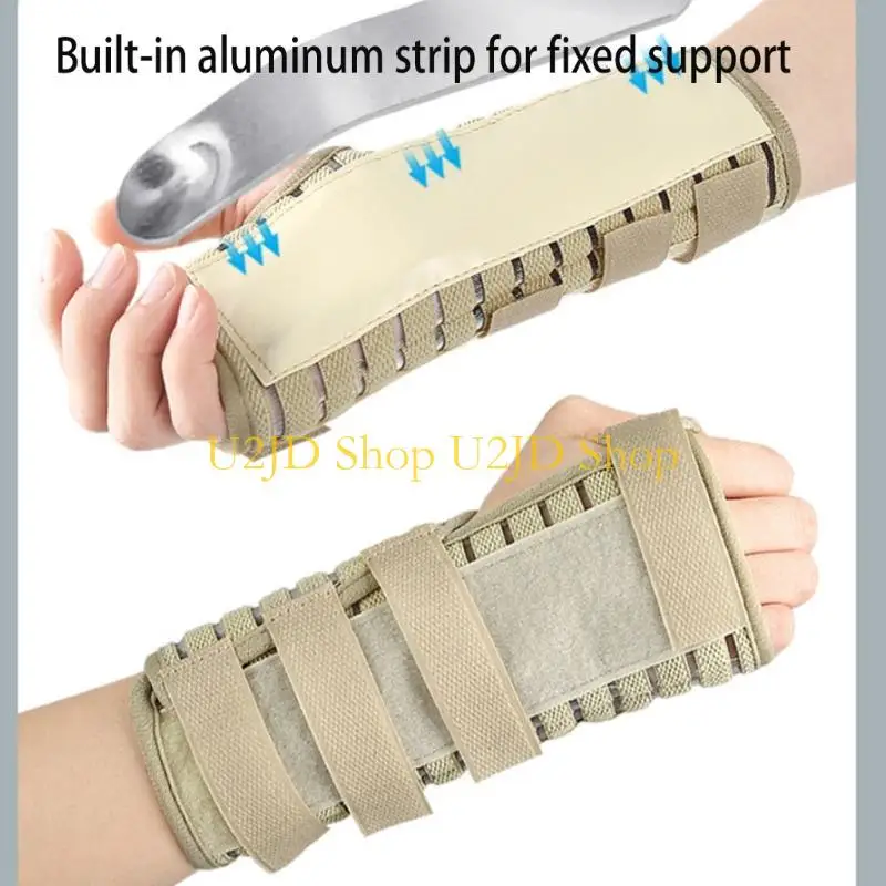 U2JD Double Side Wrist Brace With Sticker Tape For Left Right Hands Protections