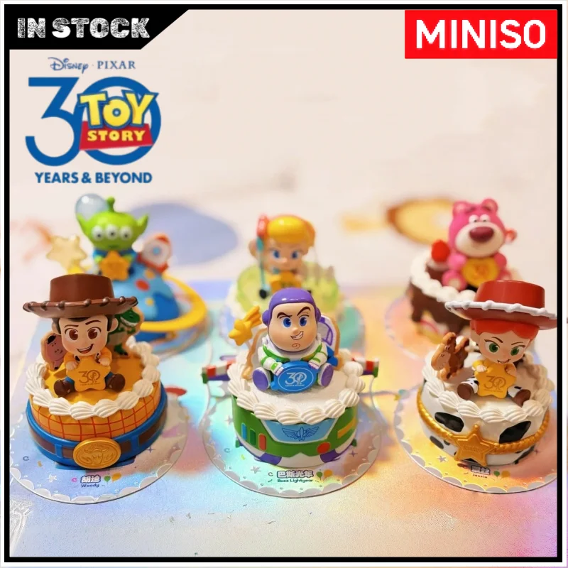 

Новая официальная история игрушек Miniso, вечеринка-сюрприз в 30-летие Вуди Джесси, слепая коробка, тайна, коллекция аниме-фигурок, подарок