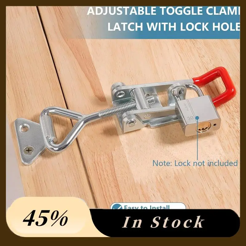 

A78K New Toggle Lock Clips 4 Pack, Adjustable Latch, Load Capacity Adjustable Latch, Deadbolt Clips Industrial Equipment