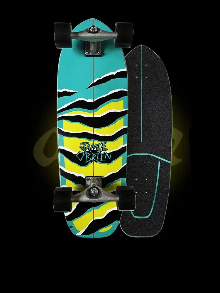 Surf Land Skate com chute único, Carving Cruiser, Cruiser Skate Board, Longboard Pumping, lado legal, Sport Street Outdo, CX4 CX7