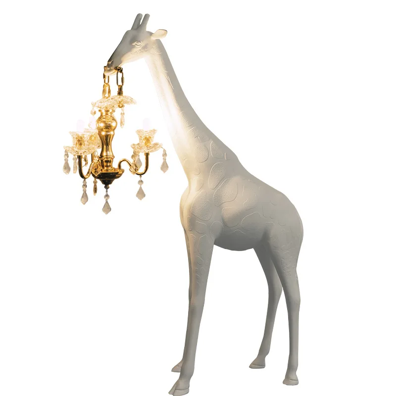 

Giraffe, desk lamp, light luxury French style, sense of art and design, exhibition hall, personality