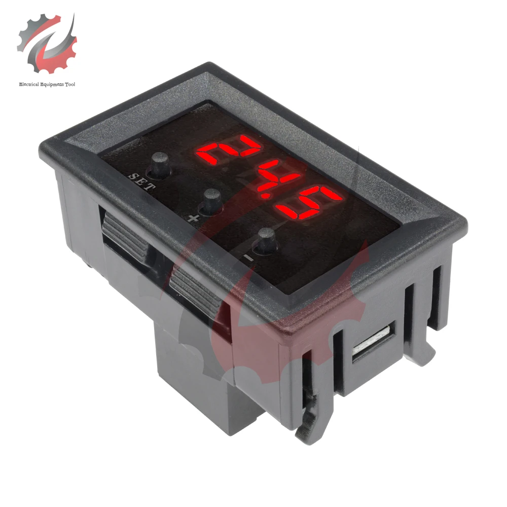 W1209 DC 12V termostato digitale scheda di controllo della temperatura modulo Controller termometro rosso blu verde LED sensore NTC impermeabile