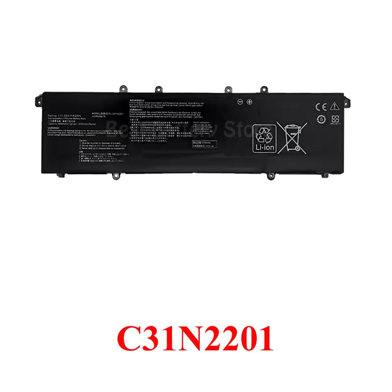 

C31N2201 0B200-04260000 Battery For Asus Vivobook Go15 E1504G ADOL14V MT7902 Vivobook 16 X1605EA X1605ZA F1504ZA-SB34 SB34V