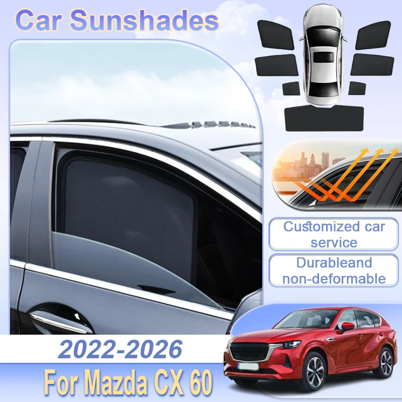

Accessories For Mazda CX 60 2022 2023 2024 2025 2026 Windshield Blind Window Body Kits Sun Visor Shade Anti-UV Car Protection