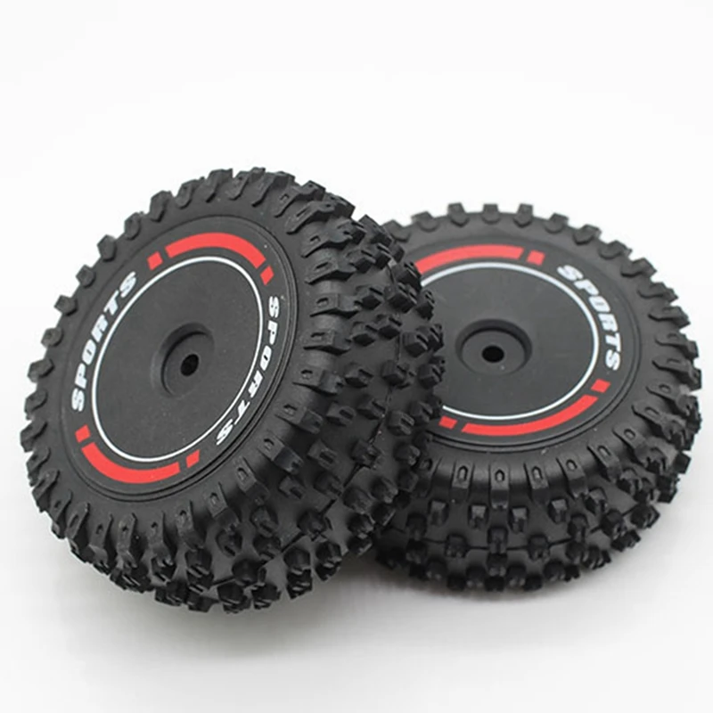 2Pcs For Wltoys 124010 1/12 RC Remote Control Car Spare Parts Tire Sets Drift Tires Durable Easy To Use