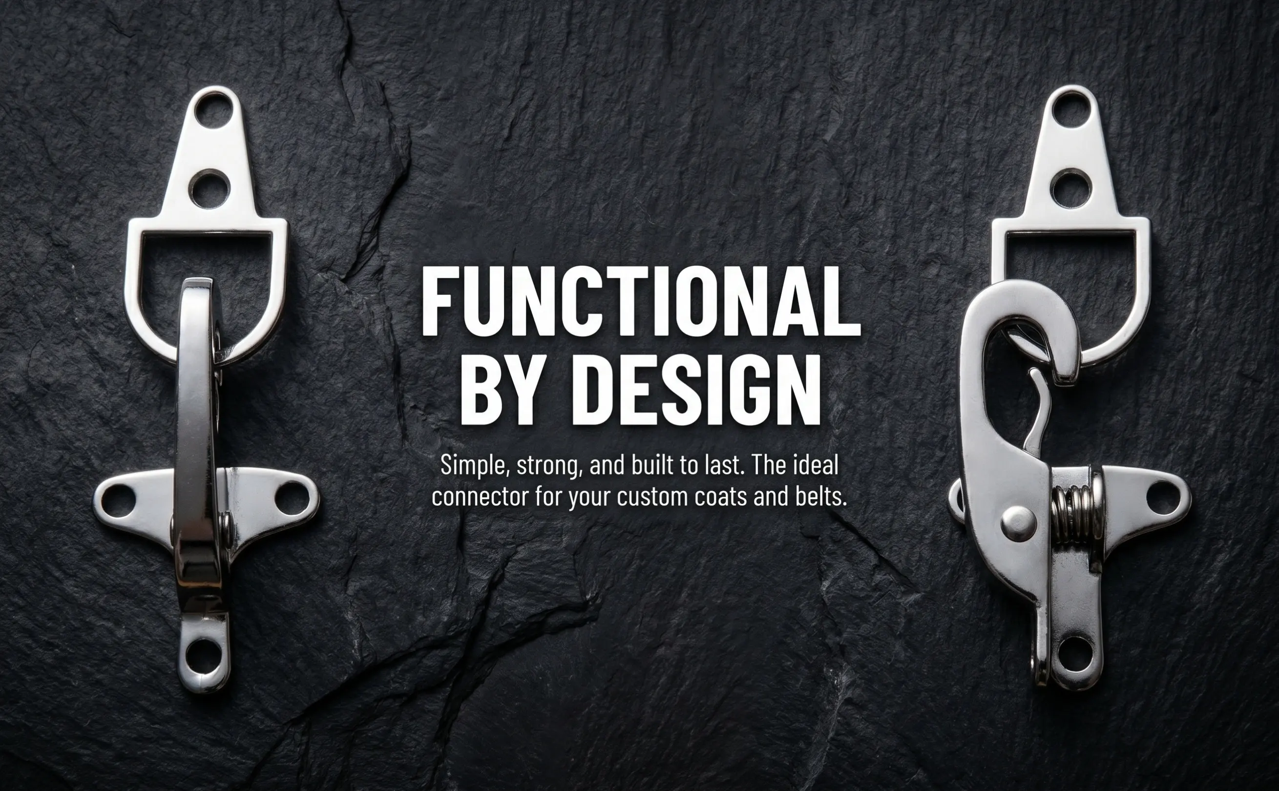 1Pair Heavy Duty Metal Aircraft Buckle for DIY Clothing Accessories Belt Sewing Hardware Simple Fashion Decorative Waist Belt