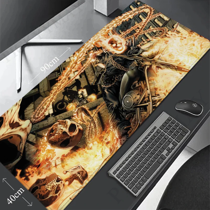 Seton-Tapis de souris pour ordinateur de bureau, tapis de souris, tapis de bureau Anime, grands modules, accessoires informatiques Gamer, Deskvirus, polymères de jeu, média