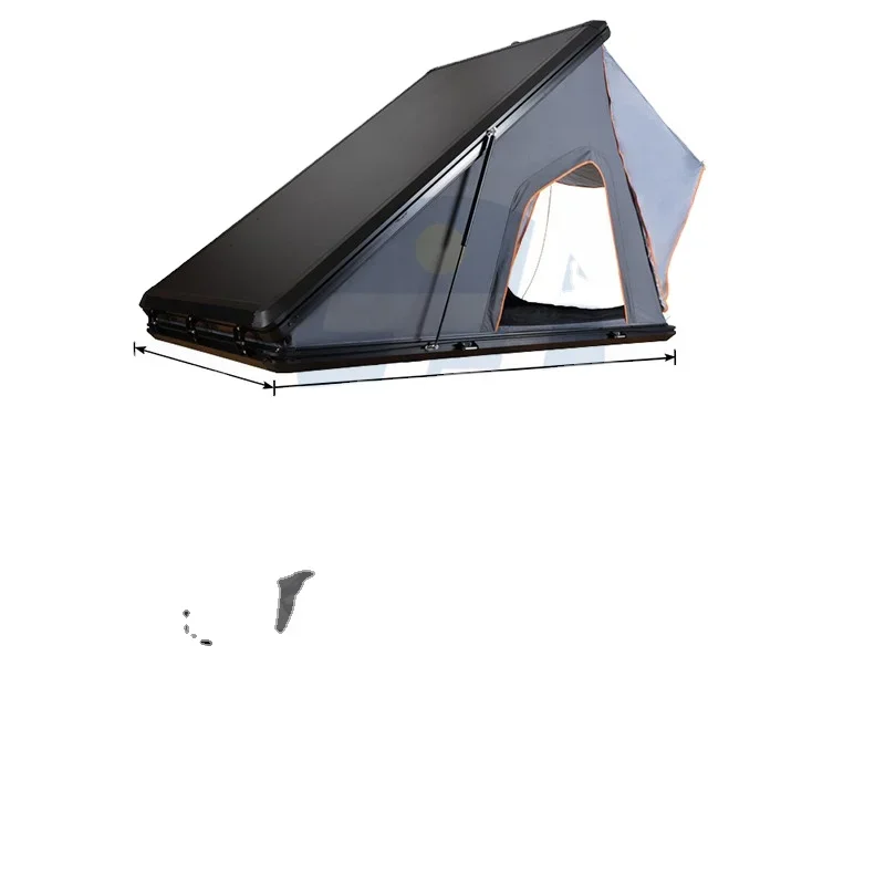 dual/single/extra cab aluminum alloy ute canopy triangle roof top Tent for car and pickup camping