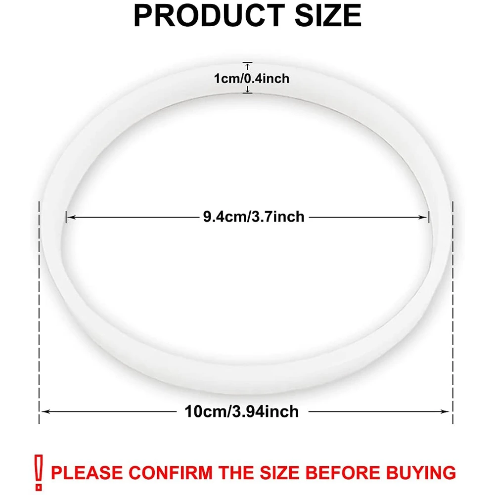 Paquete de juntas de goma para exprimidor, junta tórica blanca para licuadora, tazas, piezas de repuesto, sellos grandes BL770, 6 unidades