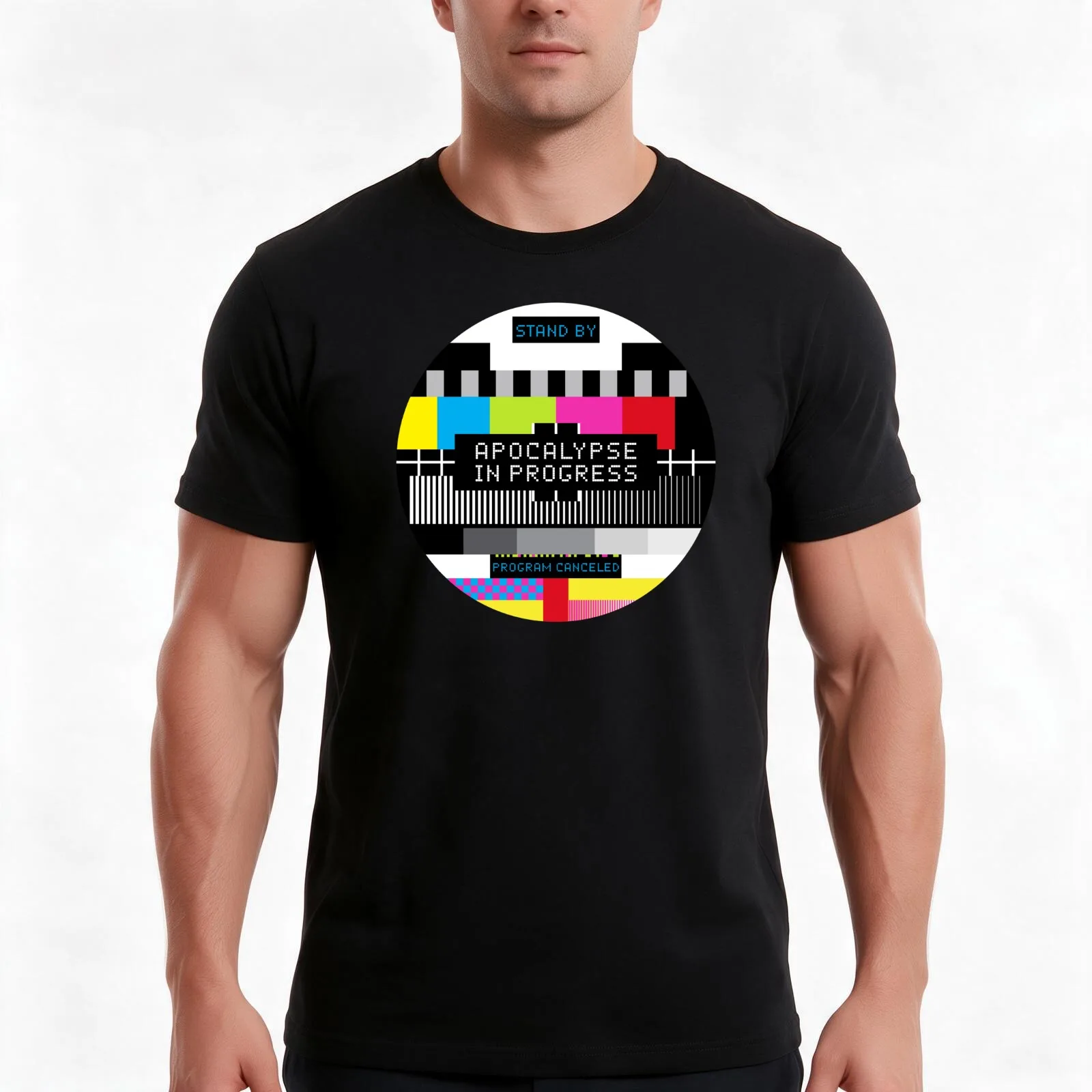 Apocalypse in progress T-Shirt Summer Casual Cotton Tee Oversized Streetwear Tops Vintage Graphic Print Unisex Men Women