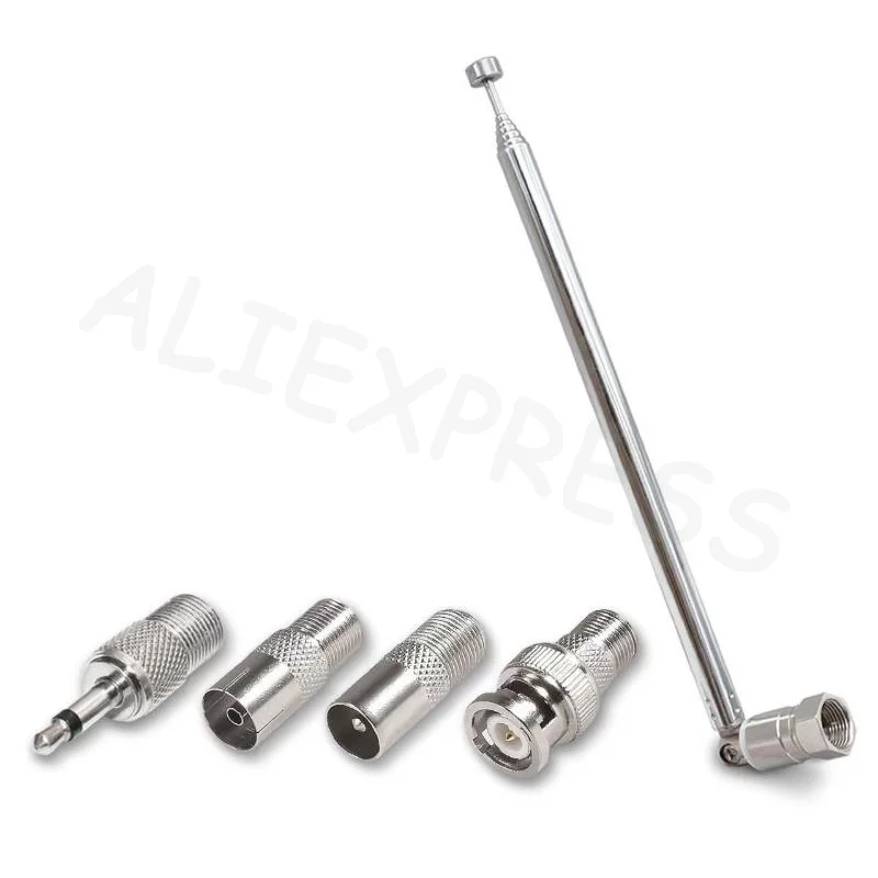 3.5mm Rod Antenna 4Pcs Adapter FM Radio Antenna for Stereo Receiver Amplifier High Sensitivity Home Entertainment System