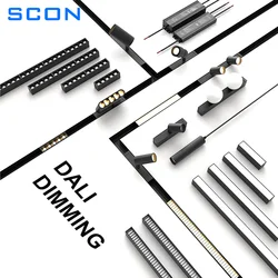 SCON 48V DC DALI/PUSH Dimmable Magnetic Track Lights Grille Flood Lamp Embedded LED Spotlight Rail Lighting Without Main Light