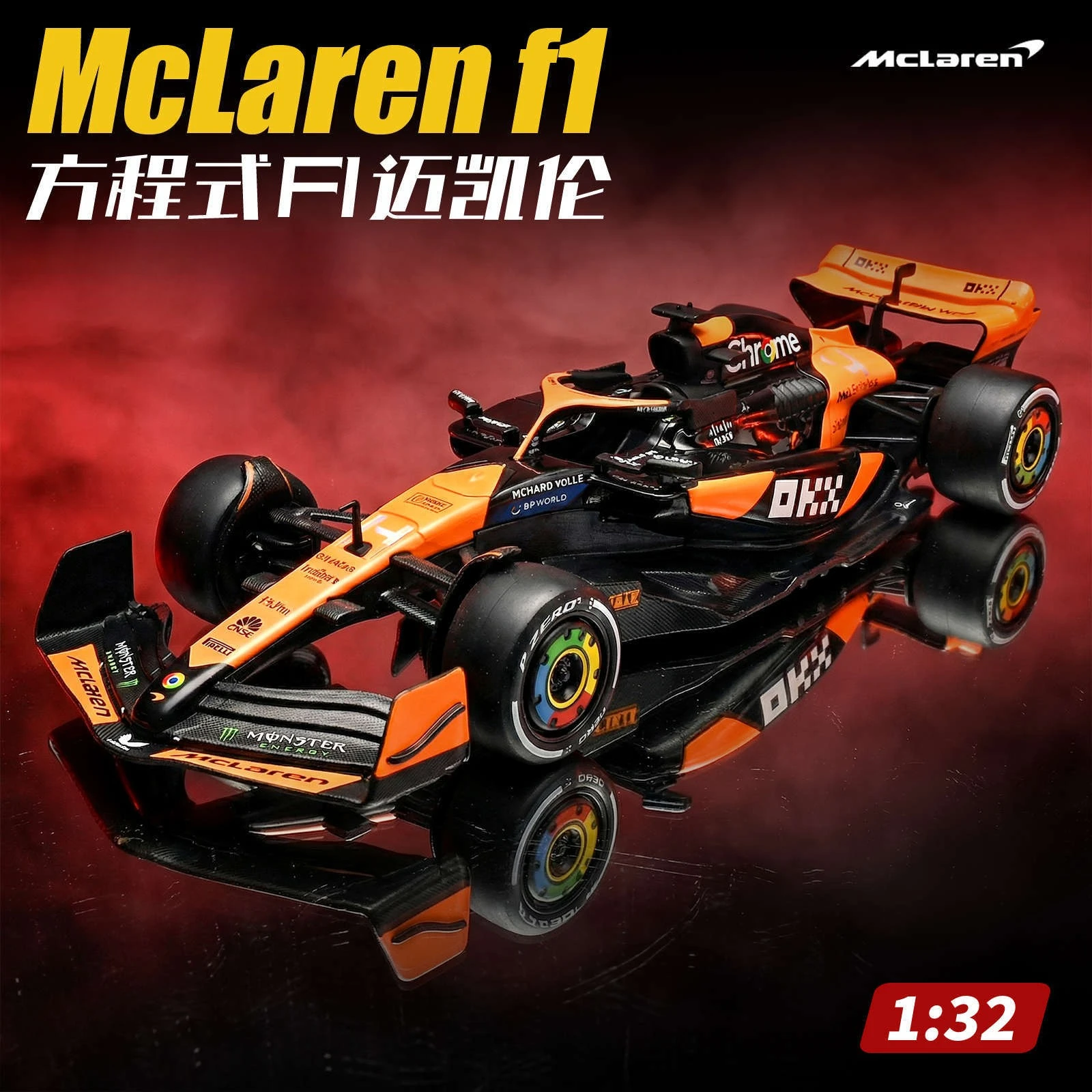 

1:32 F1 Alloy Car Simulation Small Ornament for Children's Birthday Gift Diecast Alloy Car Model Collectible