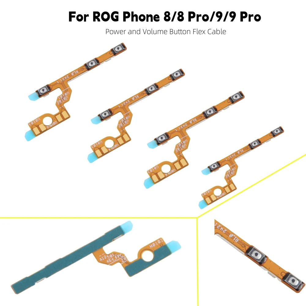 

For ROG Phone 8/8 Pro/9/9 Pro Power and Volume Button Flex Cable Mobile Phone Accessories