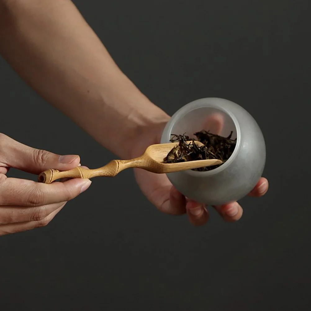 

Bamboo Tea Spoons Unique Shape Design Suitable for Tea Shop Restaurant Home Kitchen Practical Teaspoons Bamboo Teaspoons