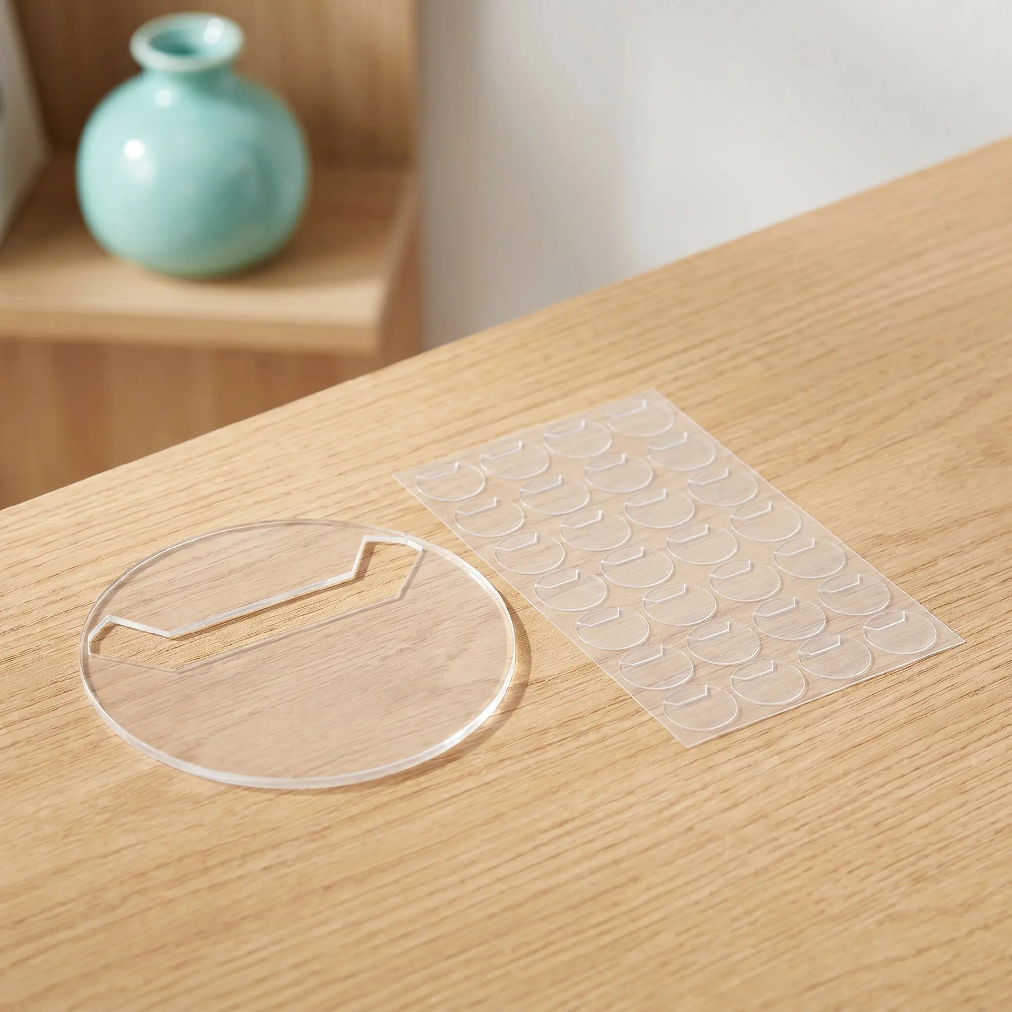 100Pcs Round Badge Protector Clear Transparent Plastic Badge Cover Hard Shell Anti Scratch Pin Button Display Storage Case