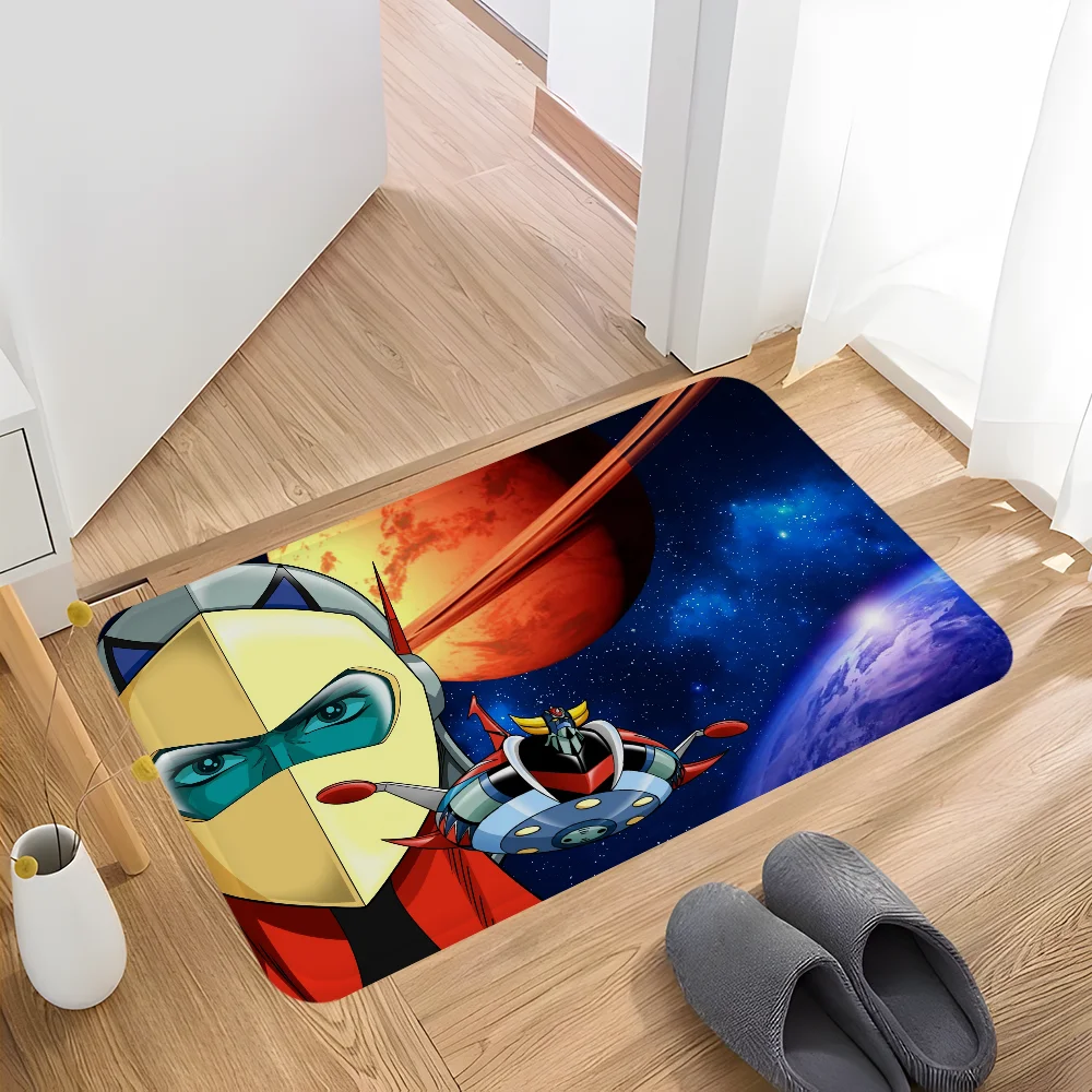 UFO ROBO GRENDIZER GOLDORAK Floor Mat Bathroom Mat Kids Room Bedroom Decoration Balcony Anti-Slip Doormat Living Room Rugs
