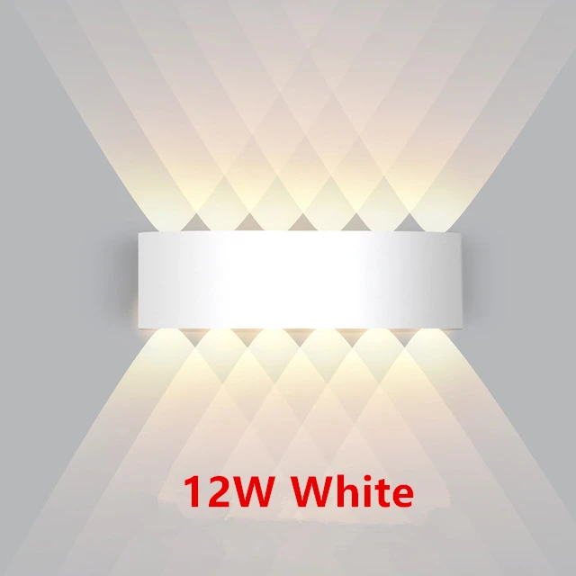 IP65 LED Wandleuchte AC86-265V/DC12V-24V Im Freien Wasserdichte Gartenbeleuchtung Aluminium Innen Schlafzimmer Wohnzimmer Treppen Wandleuchte