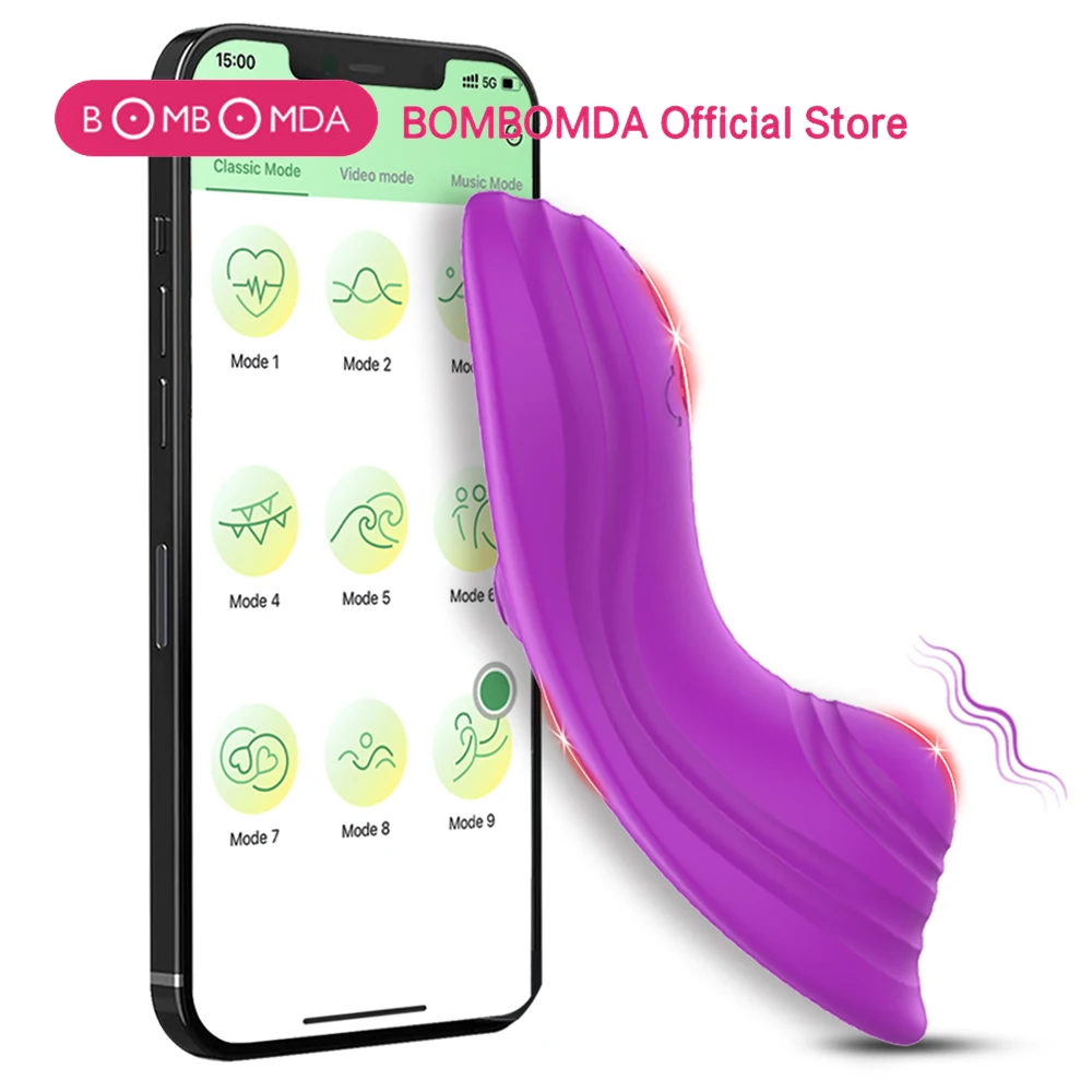 Wearable Bluetooth APP Vibrator for Women Wireless Remote Control Vibrating Egg Clitoris Stimulator Female Sex Toys for Couples