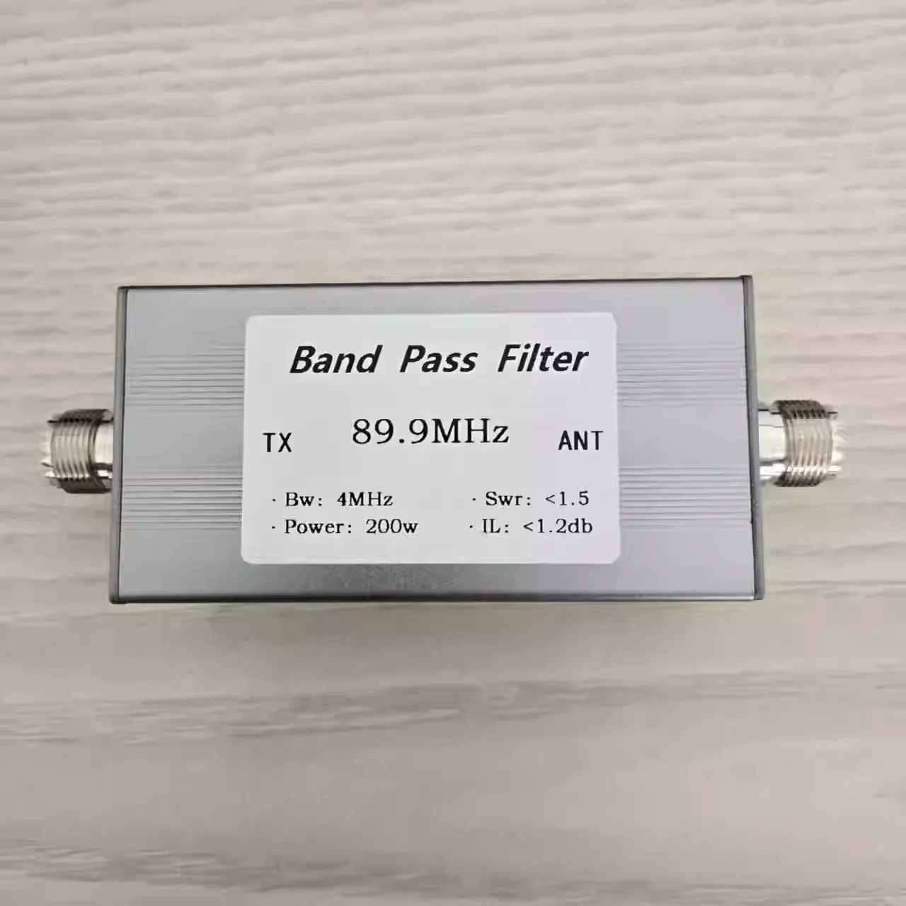 89.9MHz bandpass filter BPF 200w M mother seat FM radio frequency band