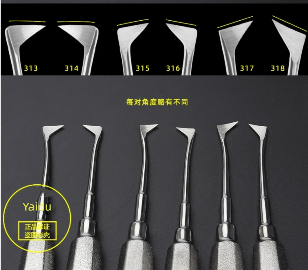 

1 шт., Т-образный треугольный стоматологический лифт из нержавеющей стали, высококачественный импортный инструмент для удаления зубов стоматолога