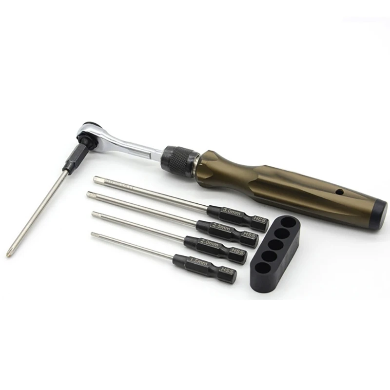 Tourne des tournevis à clé hexagonale d'outils en acier 1,5 / 2,0 / 2,5 / 3,0 mm kxre
