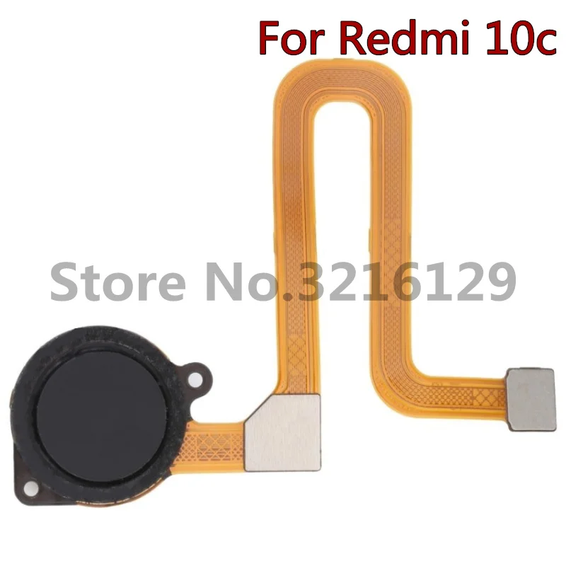 100% Original For Xiaomi Redmi 8 9 9c 10c Fingerprint Sensor Home Button Return Key Flex Cable Replacement