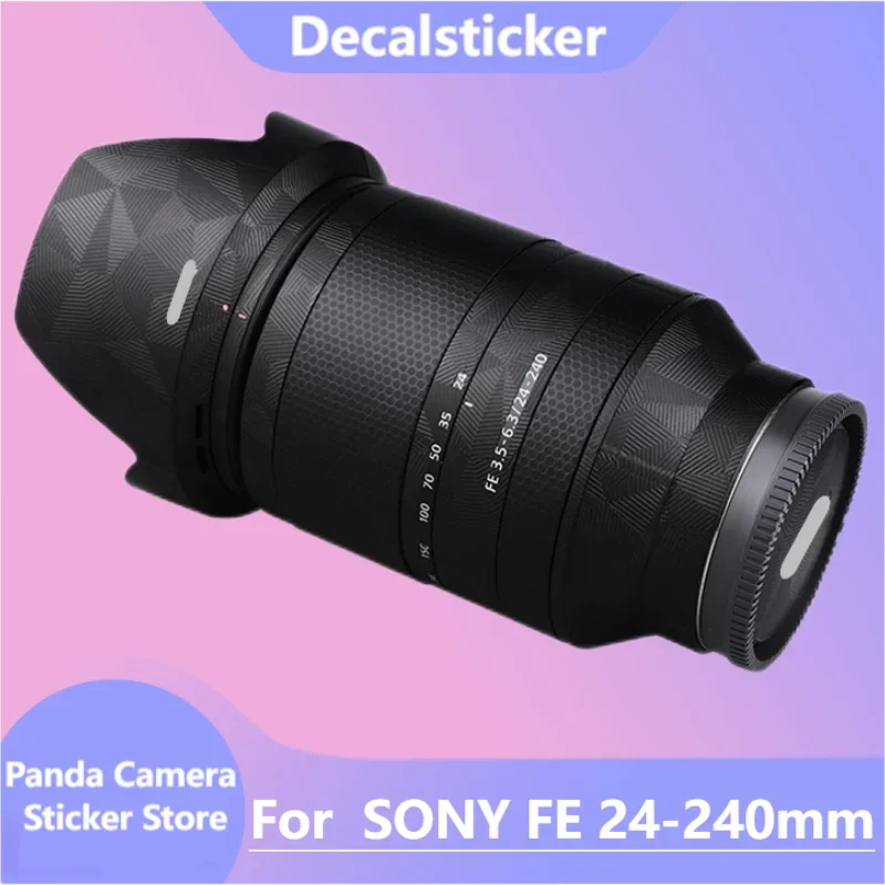 SEL24240 Camera Lens Sticker Coat Wrap Protective Film Body Decal Skin For Sony FE 24-240 24-240mm F3.5-6.3 OSS FE24240 FE24-240