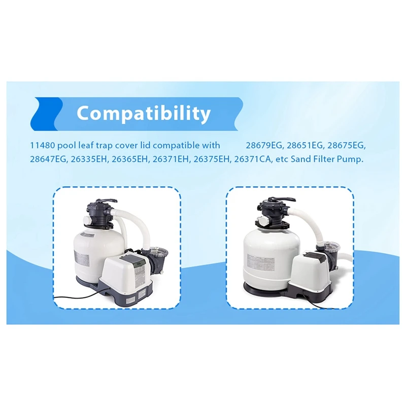 Top!-Swimming Pool Pump Cover Sand Filter Pump Suitable For SF15110 ECO15110 SF80110-1