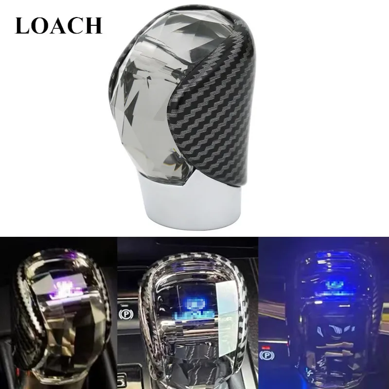 AT Crystal LED Light Luminous Gear Shift Knob For Lexus ES NX RX IS GS RC ES350 GS350 IS250 NX300 RX350 Stick Pen POMO Arm Ball