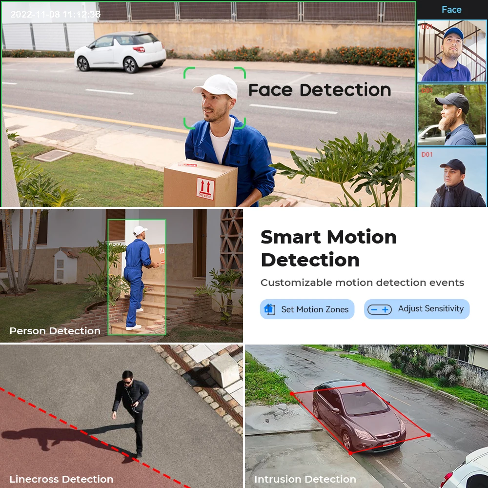 Sistemi di telecamere di sorve - Nvr Kit 4 Camera 5Mp Poe recensione e prezzo