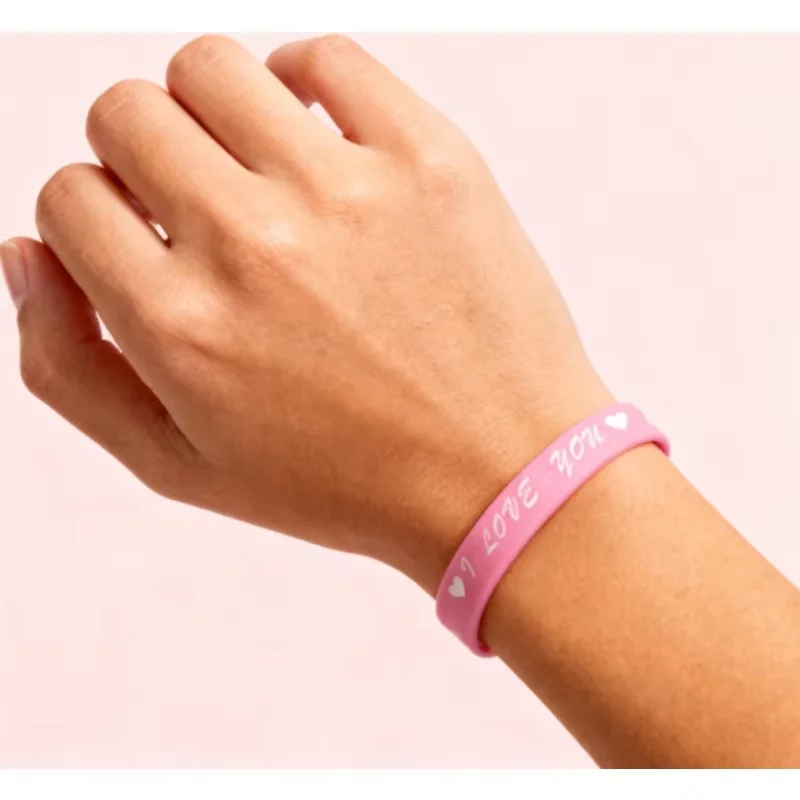 سوار PESENAR الوردي لعيد الحب: يتميز بـ "أنا أحبك" وحب جميل، وهو إكسسوار جميل ورومانسي.