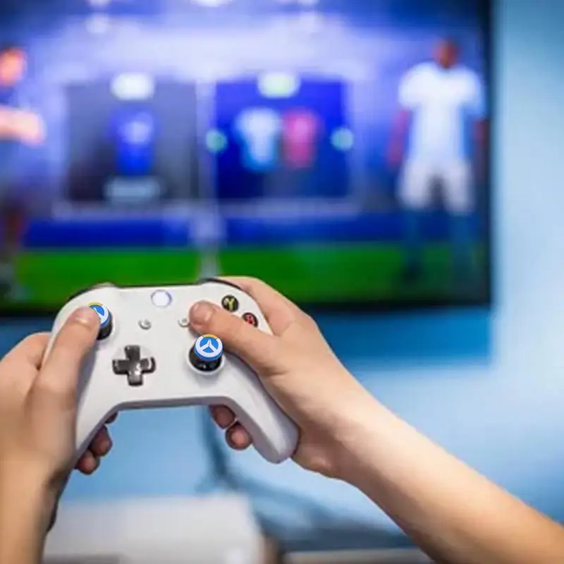 サムスティックカバー,ps5,ps4,xboxonesシリーズx用シリコンジョイスティックグリッププロテクターケース,4個